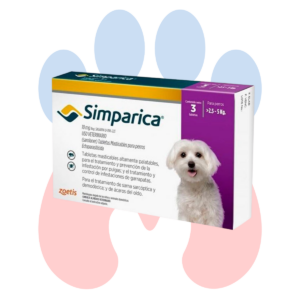 Simparica 10mg - 3 Tab (2.5 a 5Kg)