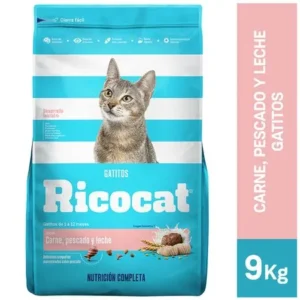 Ricocat Gatito Carne/Pescad/Leche Bolsa 9kg
