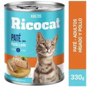 Ricocat Adu Pate Higado/Pollo Lata 330g (11.64oz)