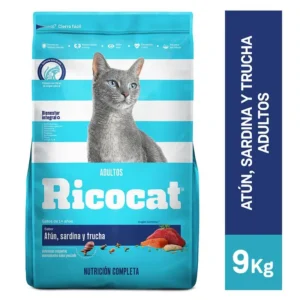Ricocat Adu. Atun/Sardina/Trucha Bolsa 9kg