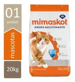 Arena Mimaskot Gatos Bolsa 20Kg
