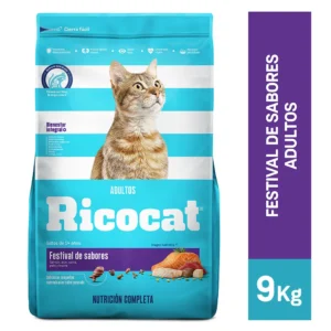 Ricocat Adu Festival De Sabores Bolsa 9Kg