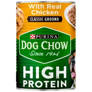 Dog Chow Adu High Protein Pollo Real Lata 368g
