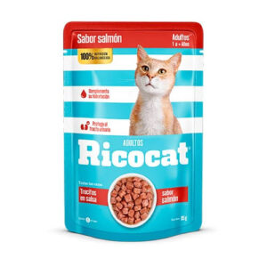 Ricocat Adu Troc Salmon Pouch 85g