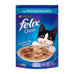 Felix Classic Adu Pescado Blanco Pouch 85g