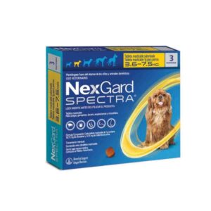 Nexgard Spectra S - 3 Tab (3.6 a 7.5Kg)