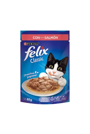 Felix Classic Adu Salmon Pouch 85g